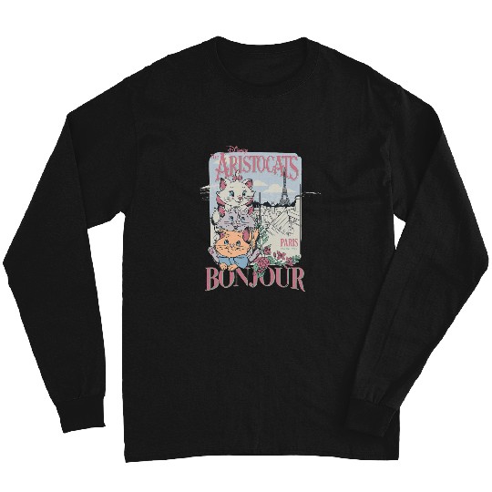 Disney The Aristocats Bonjour Paris Since  Vintage Ad Long Sleeves