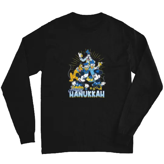 Disney Mickey And Friends Happy Hanukkah Dreidel Long Sleeves