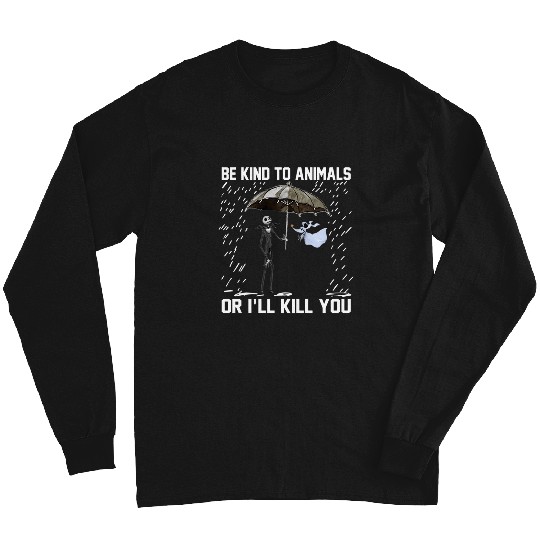 Love Movie The Nightmare Before Christmas Be Kind To Animals Or I'll Kill You Jack Skellington  : The nightmare dog zero , Nightmare Zero Dog Shirt ,  Zero Nightmare Before Christmas Disney Halloween Long Sleeves
