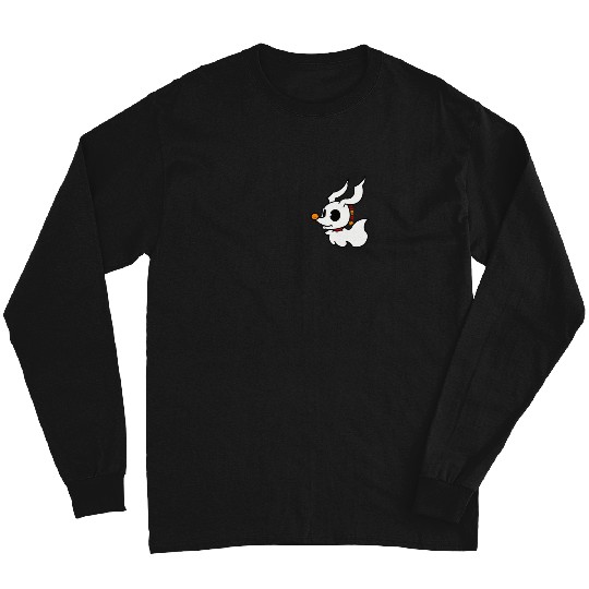 zero  : The nightmare dog zero , Nightmare Zero Dog Shirt ,  Zero Nightmare Before Christmas Disney Halloween Long Sleeves