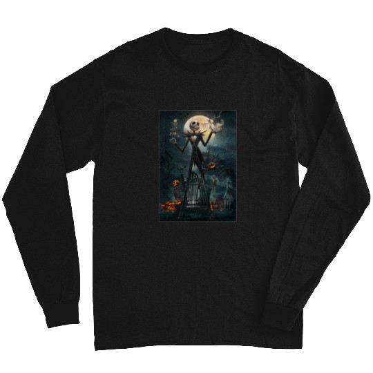 Jack Skellington  2: The nightmare dog zero , Nightmare Zero Dog Shirt ,  Zero Nightmare Before Christmas Disney Halloween Long Sleeves