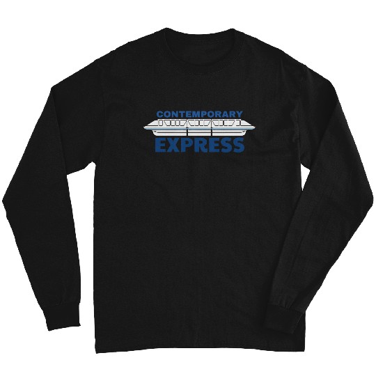 Ride in Style with Disneys Contemporary Resort Monorail TShirt Long Sleeves