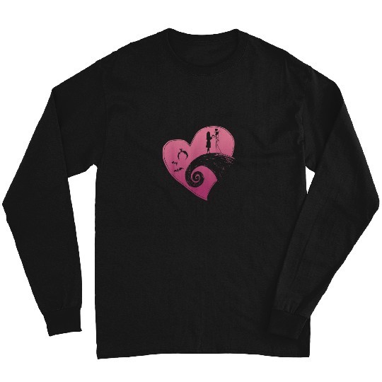 The Nightmare Before Christmas Jack and Sally Heart   : The nightmare dog zero , Nightmare Zero Dog Shirt ,  Zero Nightmare Before Christmas Disney Halloween Long Sleeves