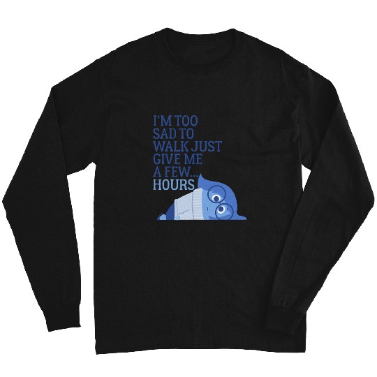 Disney Pixar Inside Out I'm Too Sad To Walk Emotion Portrait Long Sleeves