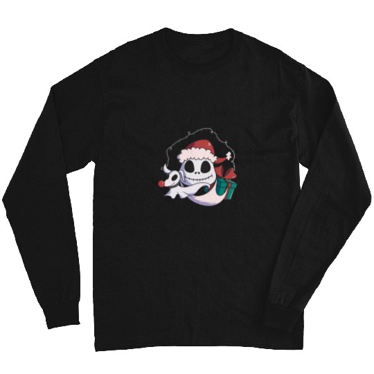 Chritsmas with Jack Gift Men Women  : The nightmare dog zero , Nightmare Zero Dog Shirt ,  Zero Nightmare Before Christmas Disney Halloween Long Sleeves