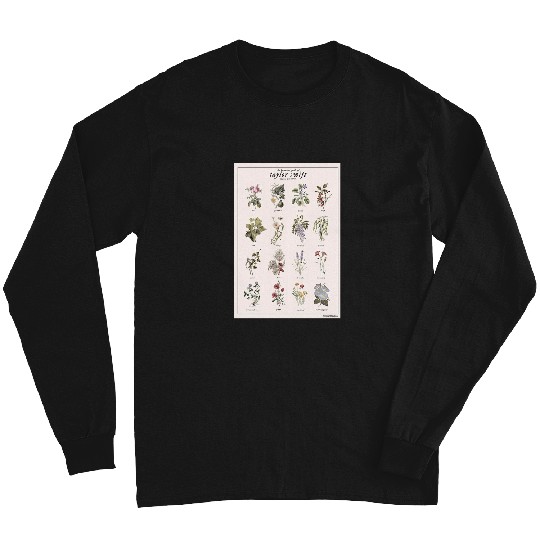 Discover The Botanical Guide of Taylor Music Universe Long Sleeves