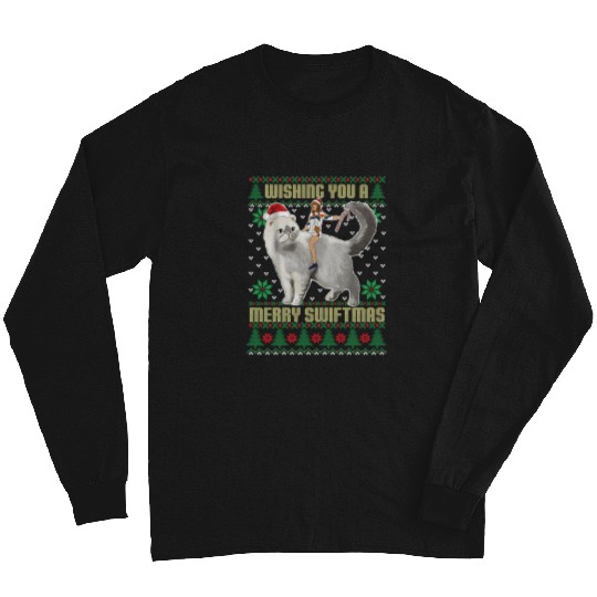 Ug.ly Merry Christmas Sweater Wishing You Have A Merry Swiftmas  : Bobs Burgers Family Shirt, Bobs Burgers Vintage Long Sleeves