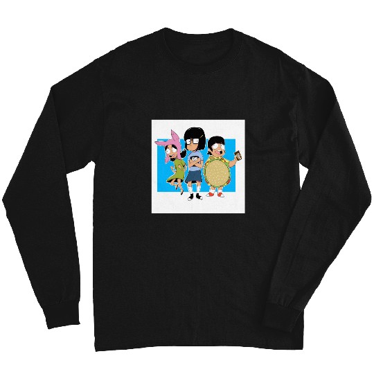 The Belcher Kids- Louise: Bobs Burgers Family Shirt, Bobs Burgers Vintage Long Sleeves