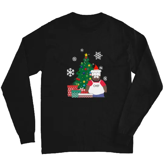 Chef Around The Christmas Tree South Park  : Bobs Burgers Family Shirt, Bobs Burgers Vintage Long Sleeves