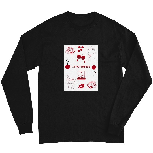 Discover Taylor - Midnights - Maroon 1 Long Sleeves