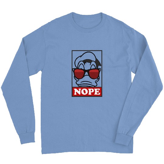 Donald Duck Pullover, Donald Nope , Disney Donald Long Sleeves