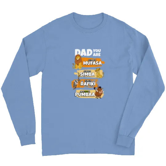 Disney The Lion King Dad You Are Word Stack Funny Long Sleeves