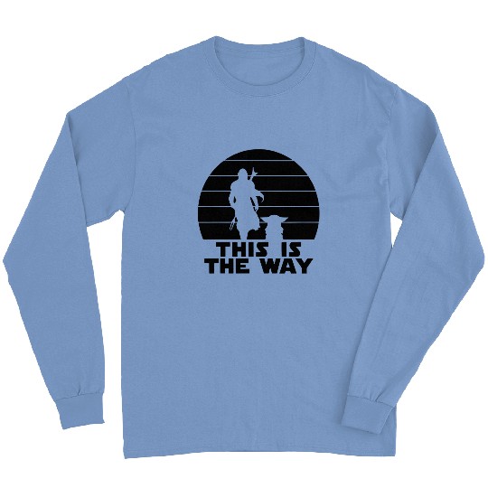 This is the way, Disney Family and couple Long Sleeves, disney matching Long Sleeves, disney mandalorian  Long Sleeves