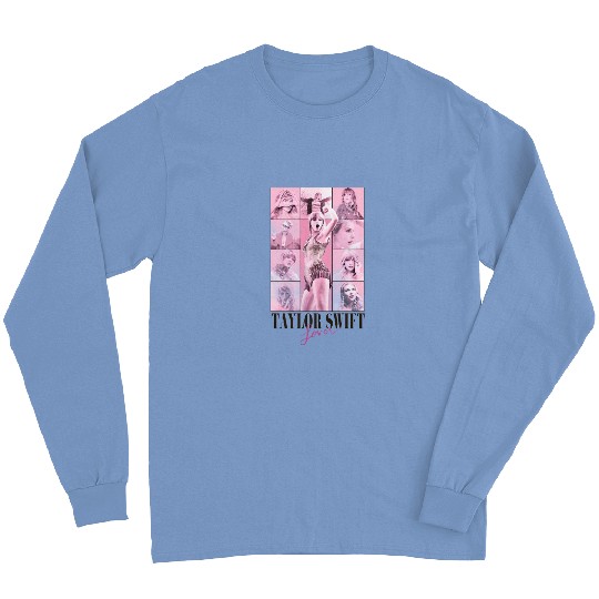 Discover Pink Cute Taylor Lover Eras Tour Concert Long Sleeves, White Taylor version