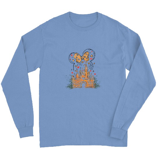 Disney Castle Gingerbread Minnie Mouse Christmas Long Sleeves, Mickeys Very Merry Christmas Long Sleeves