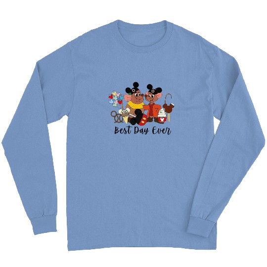 Best Day Ever Jaq and Gus Gus Long Sleeves, Disney Trip Long Sleeves, Disneyland Cinde Long Sleeves, Disney Mice Long Sleeves