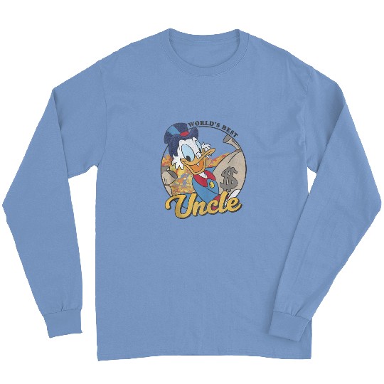 Disneys Ducktales Scrooge Mcduck World's Best Uncle Long Sleeves