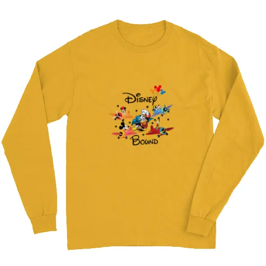 Disney Bound, Disney kids and adults Long Sleeves