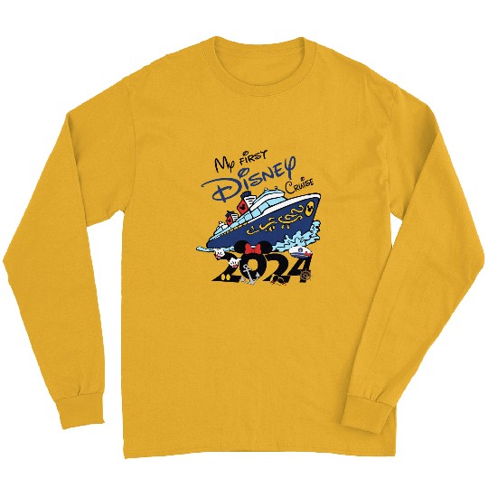 My First Disney Cruise 2024 Long Sleeves, Disney Family Cruise Long Sleeves