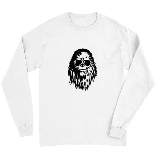 Chewbacca with Sunglasses  Disney Star Wars Adult Unisex Long Sleeves, Star Wars Gift Idea