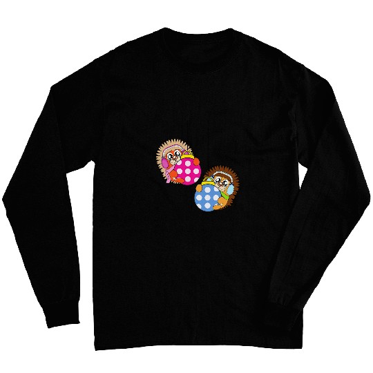 Hedgehog Pet Christmas Balls Winter Snow Long Sleeves
