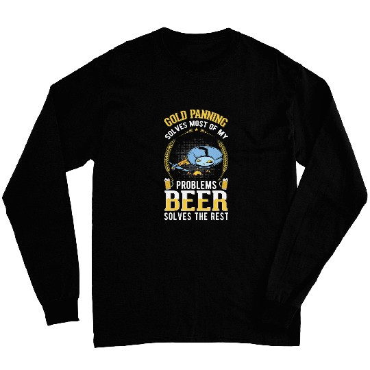 Beer Fun Gold Panner Beer Gold Panning Long Sleeves