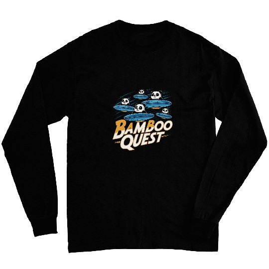 Panda Pet Bamboo Quest UFO Panda Extraterrestrial Fun Long Sleeves