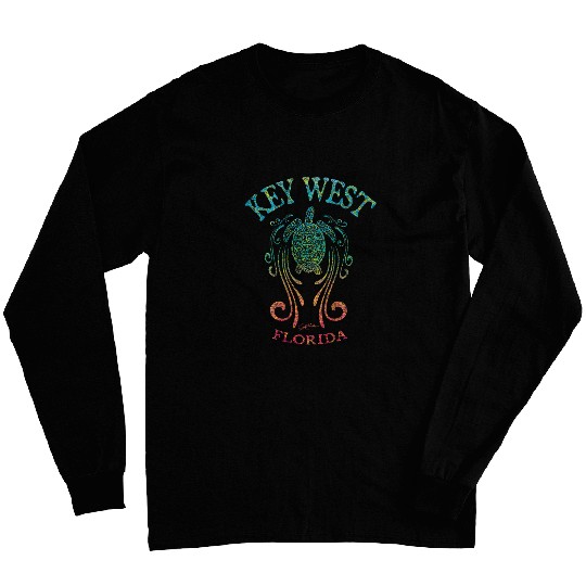 Turtle Pet Key West Florida Sea Turtle 4 Long Sleeves