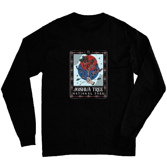 Joshua Tree National Park Tarot Card Nature Lover Exploring Long Sleeves