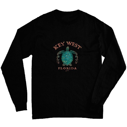 Turtle Pet Key West Florida Sea Turtle 7 Long Sleeves