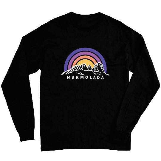 Marmolada Dolomites Souvenir South Tyrol Italy Hiking Mountain Long Sleeves