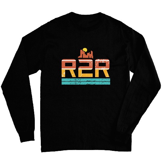 Rim to RimR2R RToR Hiking Grand Canyon Park Gift Long Sleeves