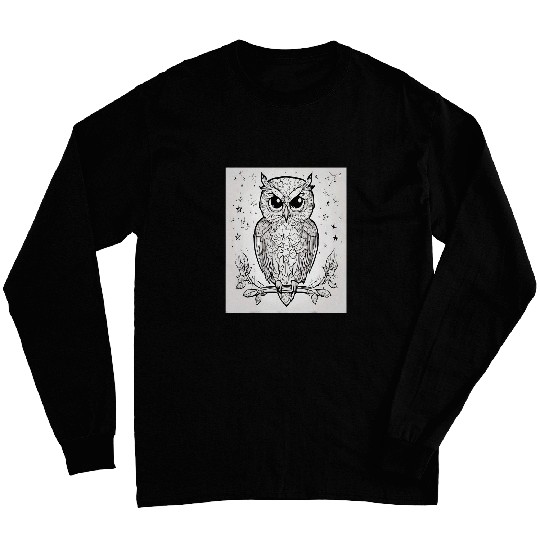 Owl Pet Starlit Owl Celestial Shadow Harmony Long Sleeves