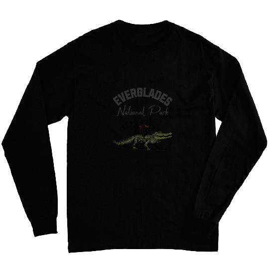 Raccoon Pet riding an Aligator Everglades National Park Tourist Long Sleeves