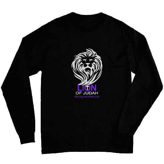 Lion Pet Revelations Cool Biblical Lion Of Judah Cross Long Sleeves