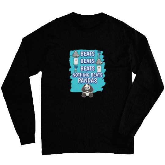Panda Pet Nothing Beats Pandas Rock Paper Scissors Game Panda Long Sleeves