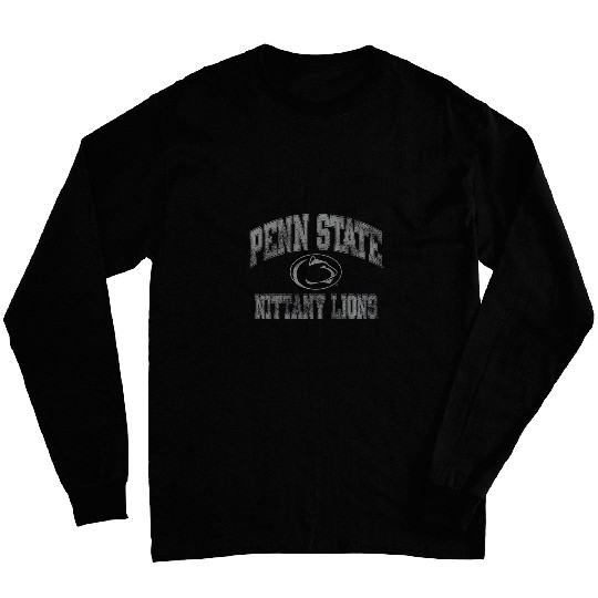 Lion Pet Penn State Nittany Lions vintages Worn Navy Long Sleeves