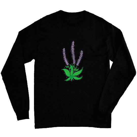 Plant Lavender Garden Fragrance Herb Long Sleeves