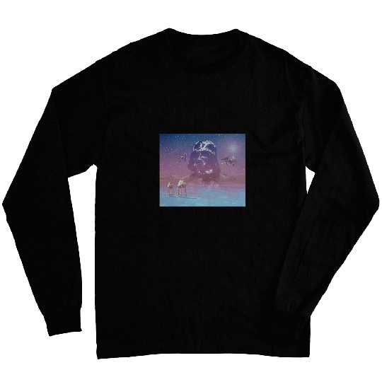 Star Wars Classic Darth Vader Silhouette In The Sky Long Sleeves
