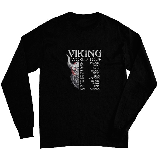 Viking Tour Viking Warriors Scandinavian Viking Warrior Long Sleeves