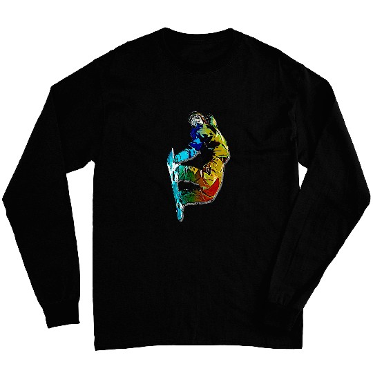 Skiing Ski Snowboarding winter sports holidays snowboarders Long Sleeves