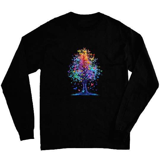 Butterfly Tree Aesthetics Butterflies Beautiful Aesthetics 26 Long Sleeves