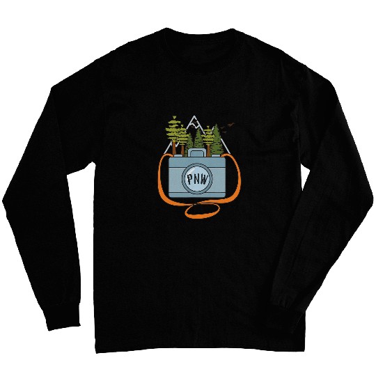 Hiking Hiker PNW Hiking Photographer Pacific Northwest Camera Hike Long Sleeves