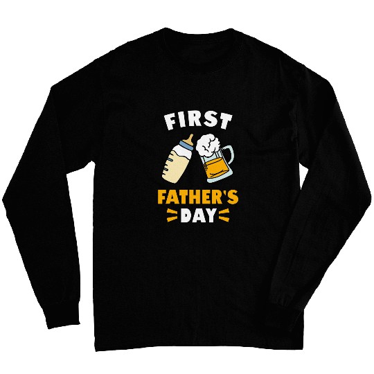 Beer Fun First Father s Day Beer Baby Bottle New Born Long Sleeves