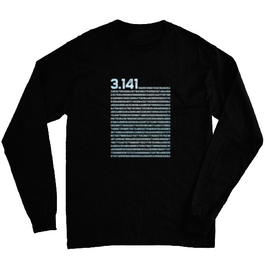 3 14 Pi Math Teacher Physics Irrational Number Long Sleeves