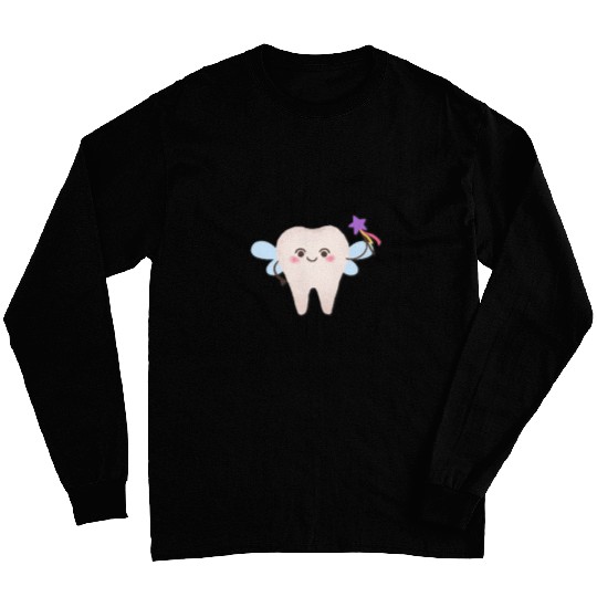 Funny Tooth Fairy for Dentists Long Sleeves
