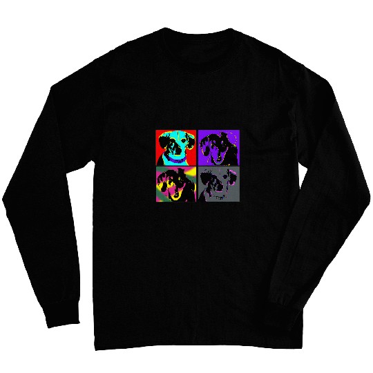 Color Palette Dachshund and Chiweenie Long Sleeves