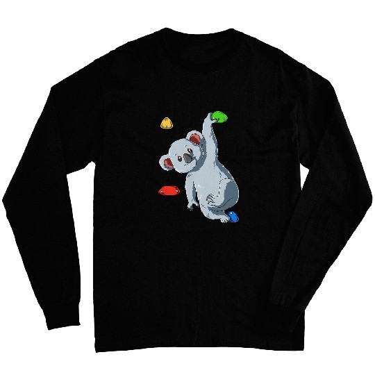 Climbing Climber Rock Climbing Bouldering Koala Climb Long Sleeves