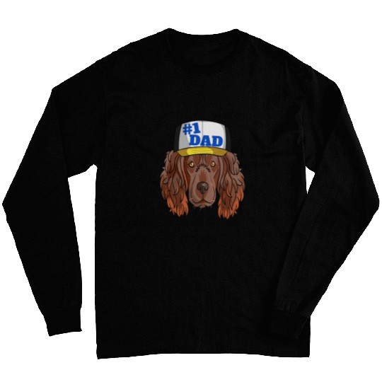 Boykin Spaniel 1 Dog Dad Fathers Day Long Sleeves