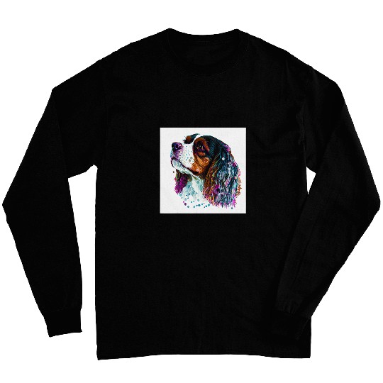Funny Cavalier King Charles Spaniel Cute Cool Long Sleeves